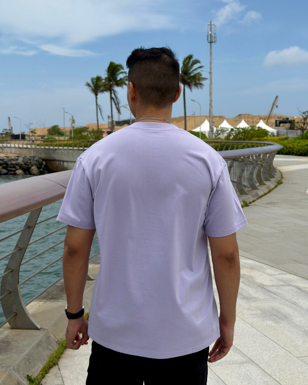Oversized Tee – Light Purple