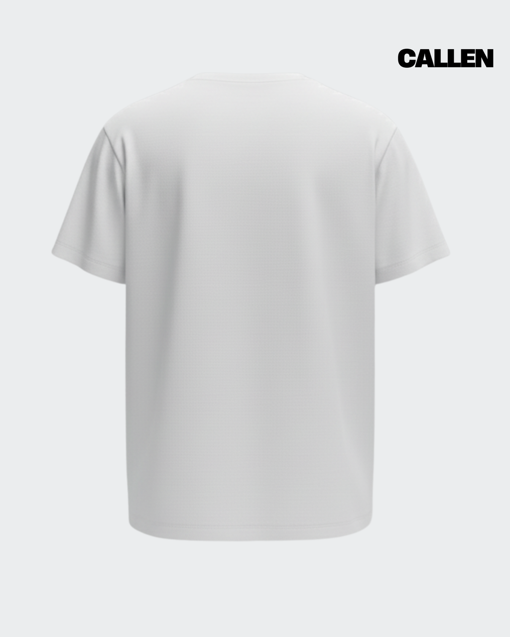 Plain Regular Fit White Tee
