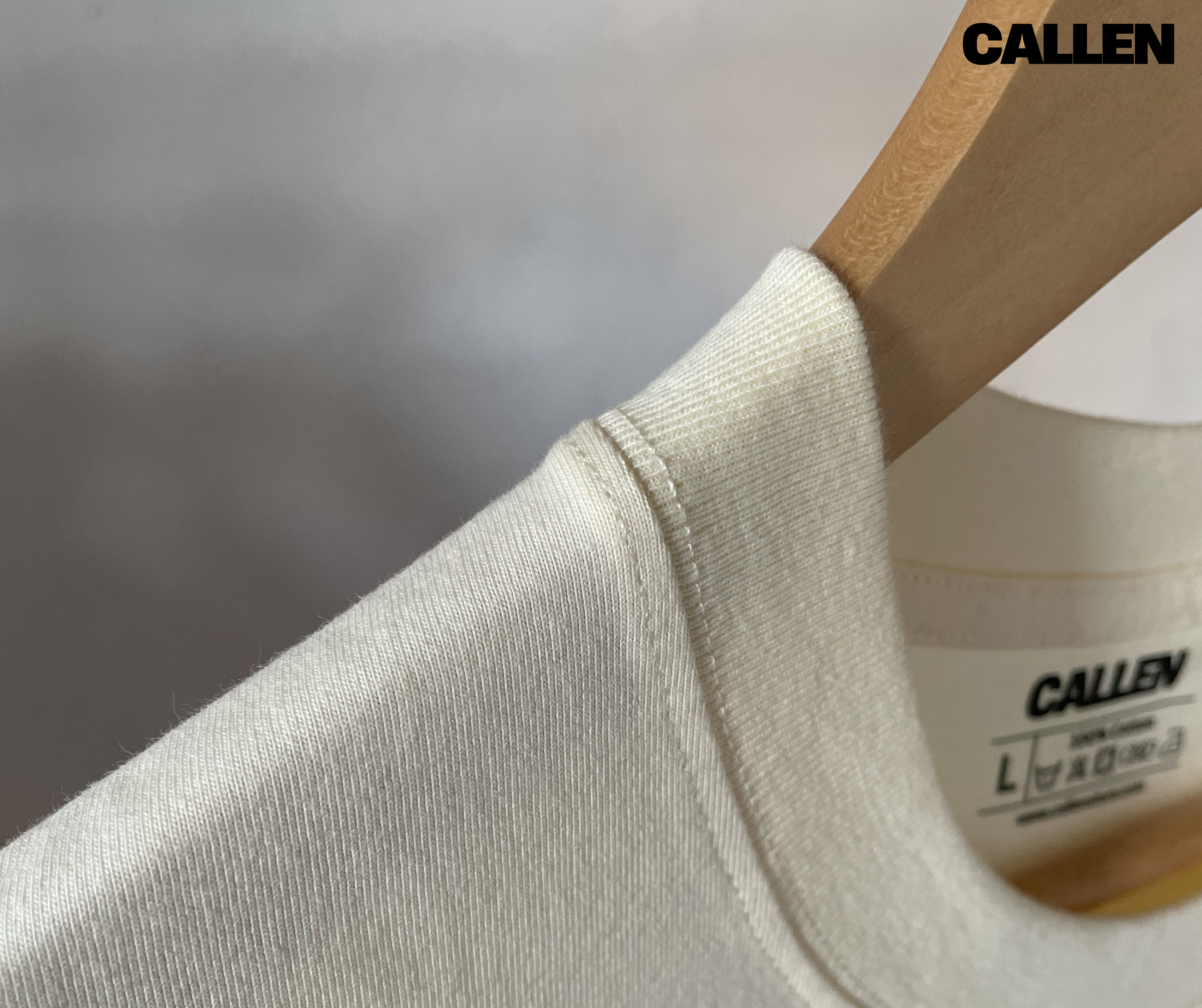 Oversized Tee – Cream