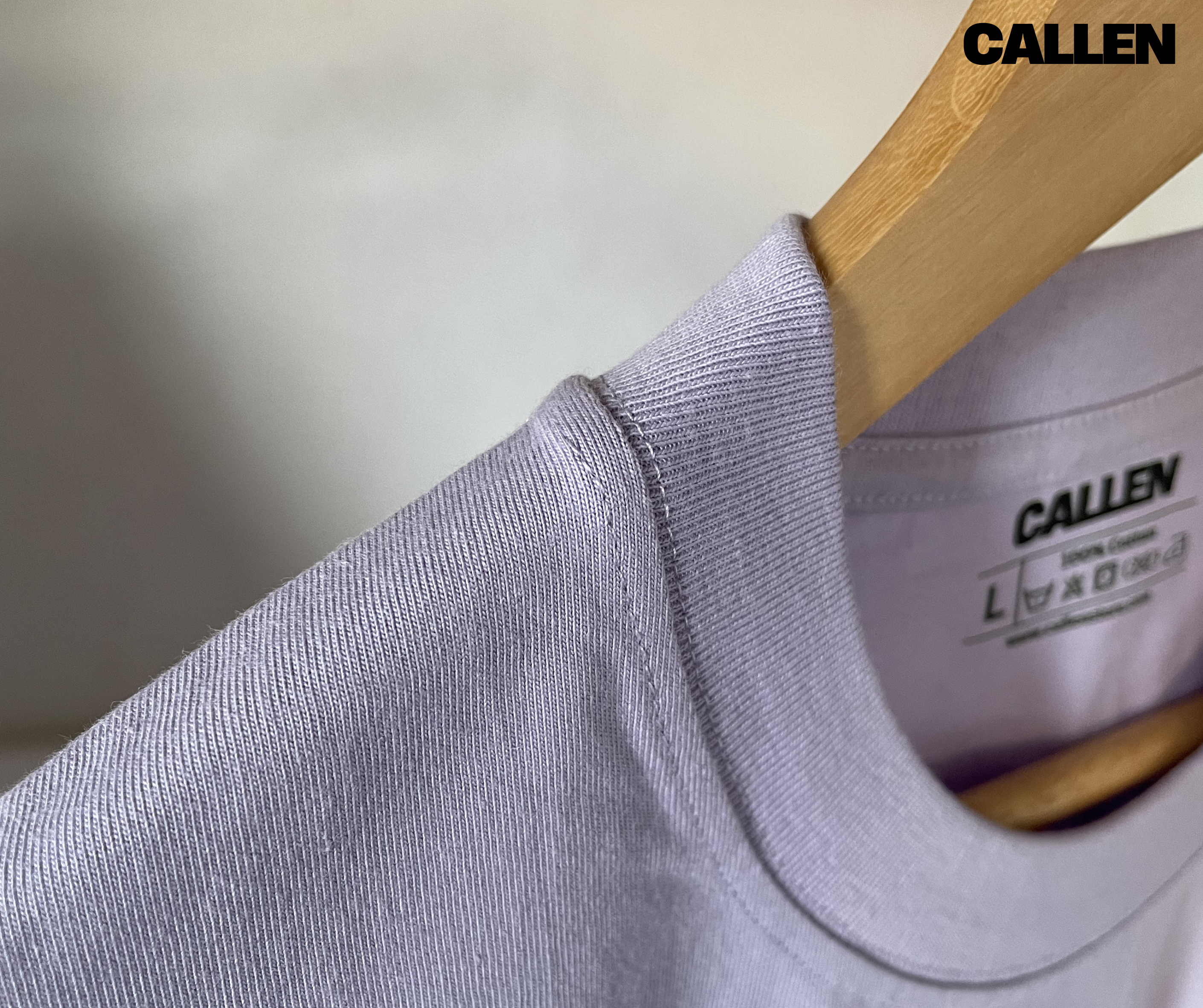 Oversized Tee – Light Purple