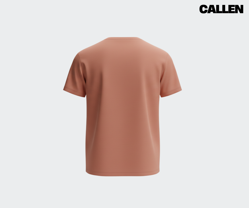 Plain Salmon Pink Tee
