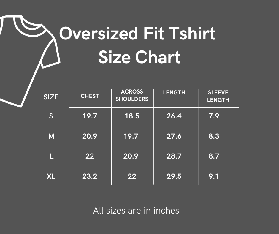 Oversized Tee – Black | Bold Chest Logo