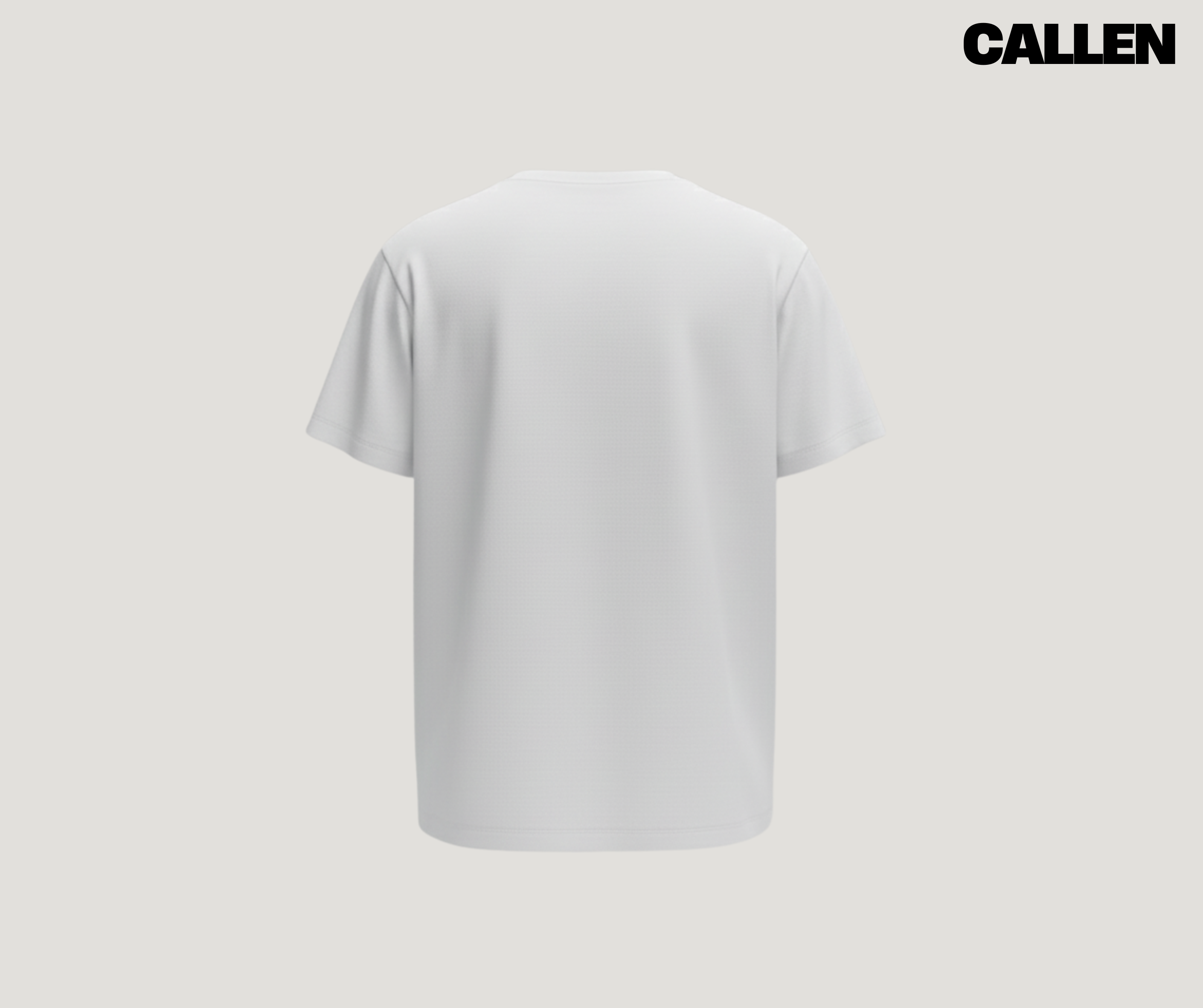 Geometric Cube Design Unisex T-Shirt - White