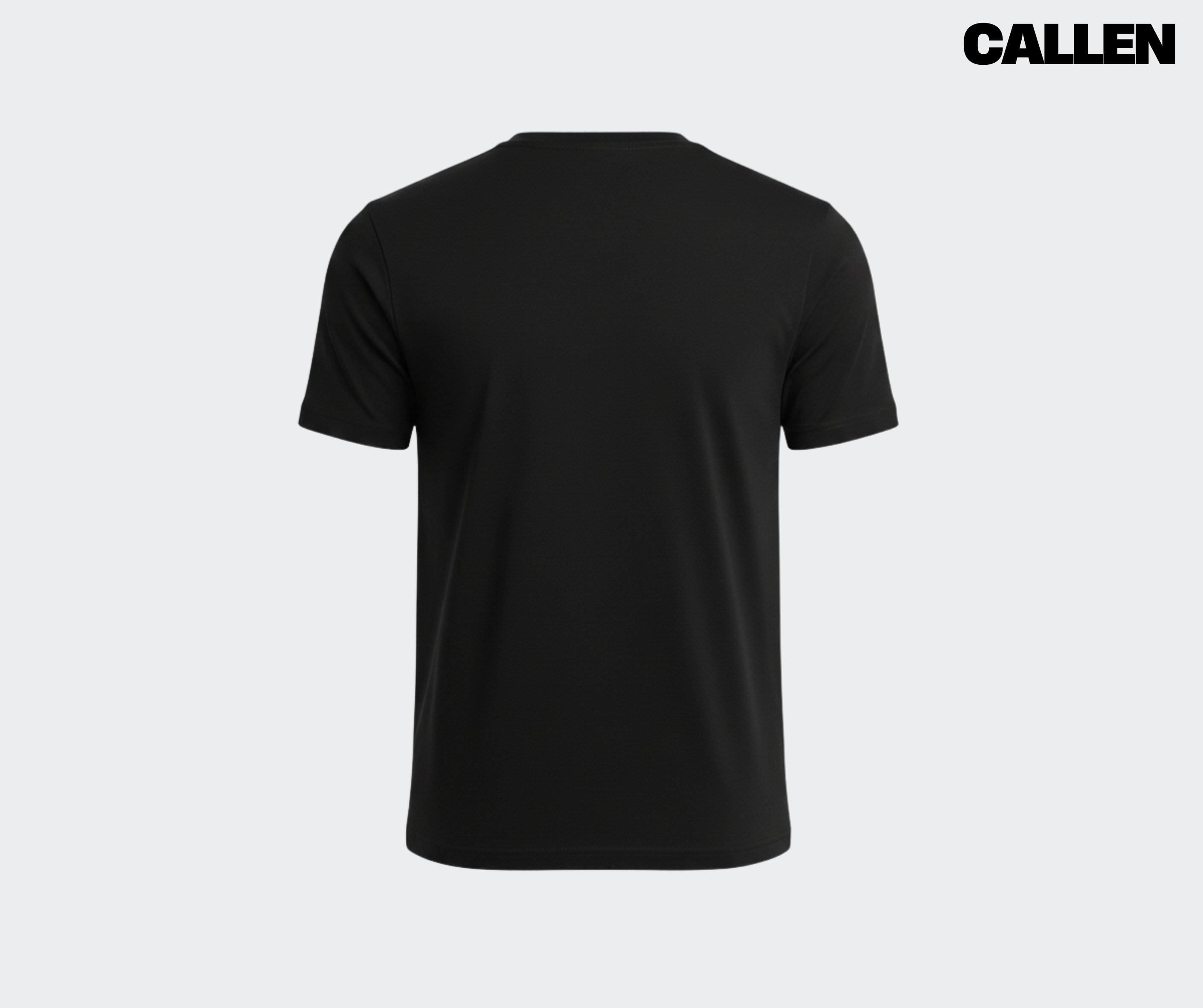 Geometric Cube Design Unisex T-Shirt - Black