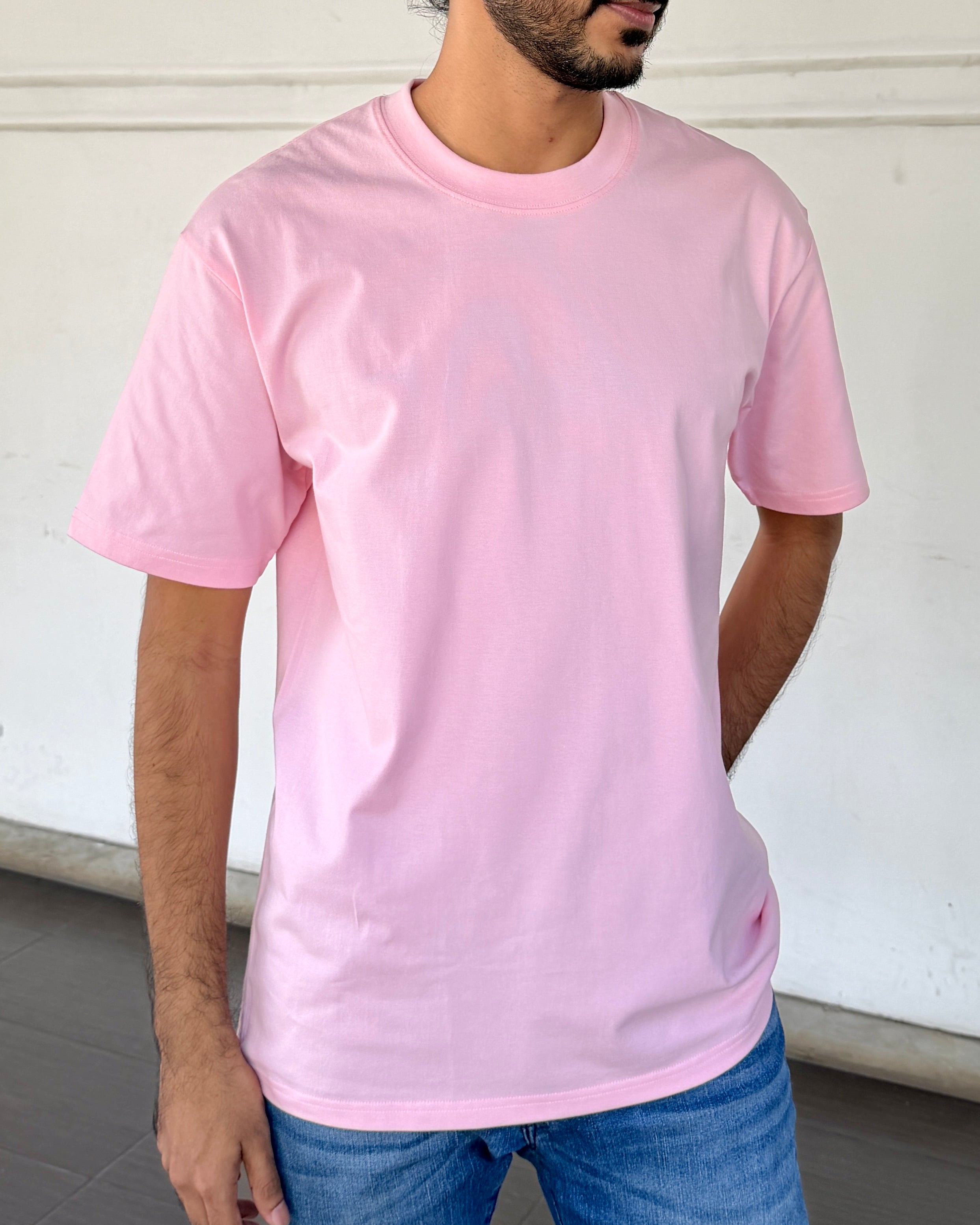 Oversized Tee – Light Pink