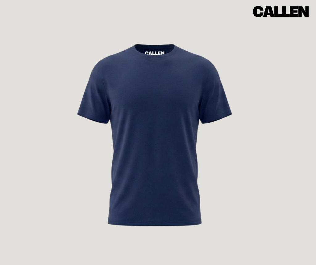 Plain Navy Blue Tee