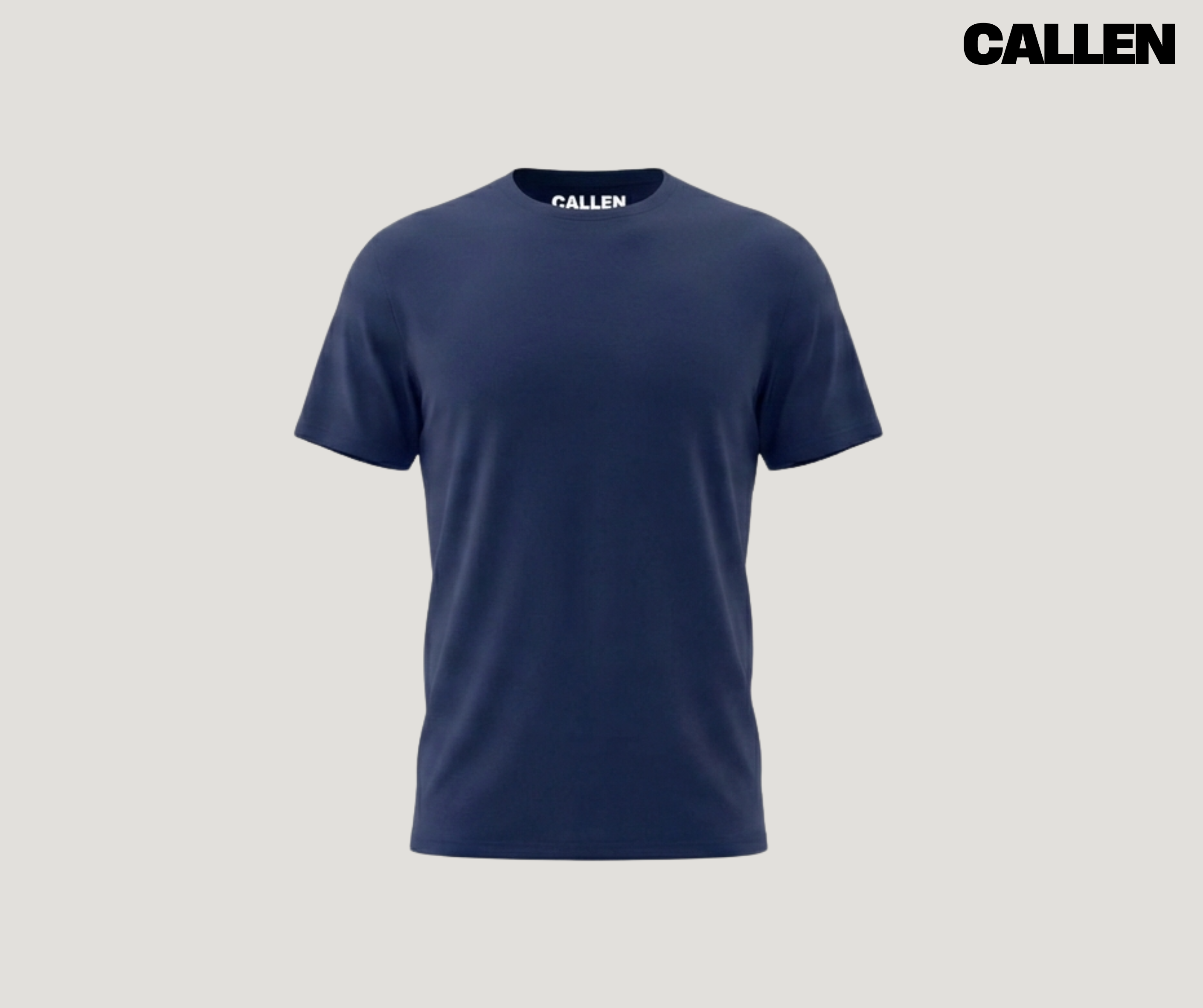 Plain Navy Blue Tee