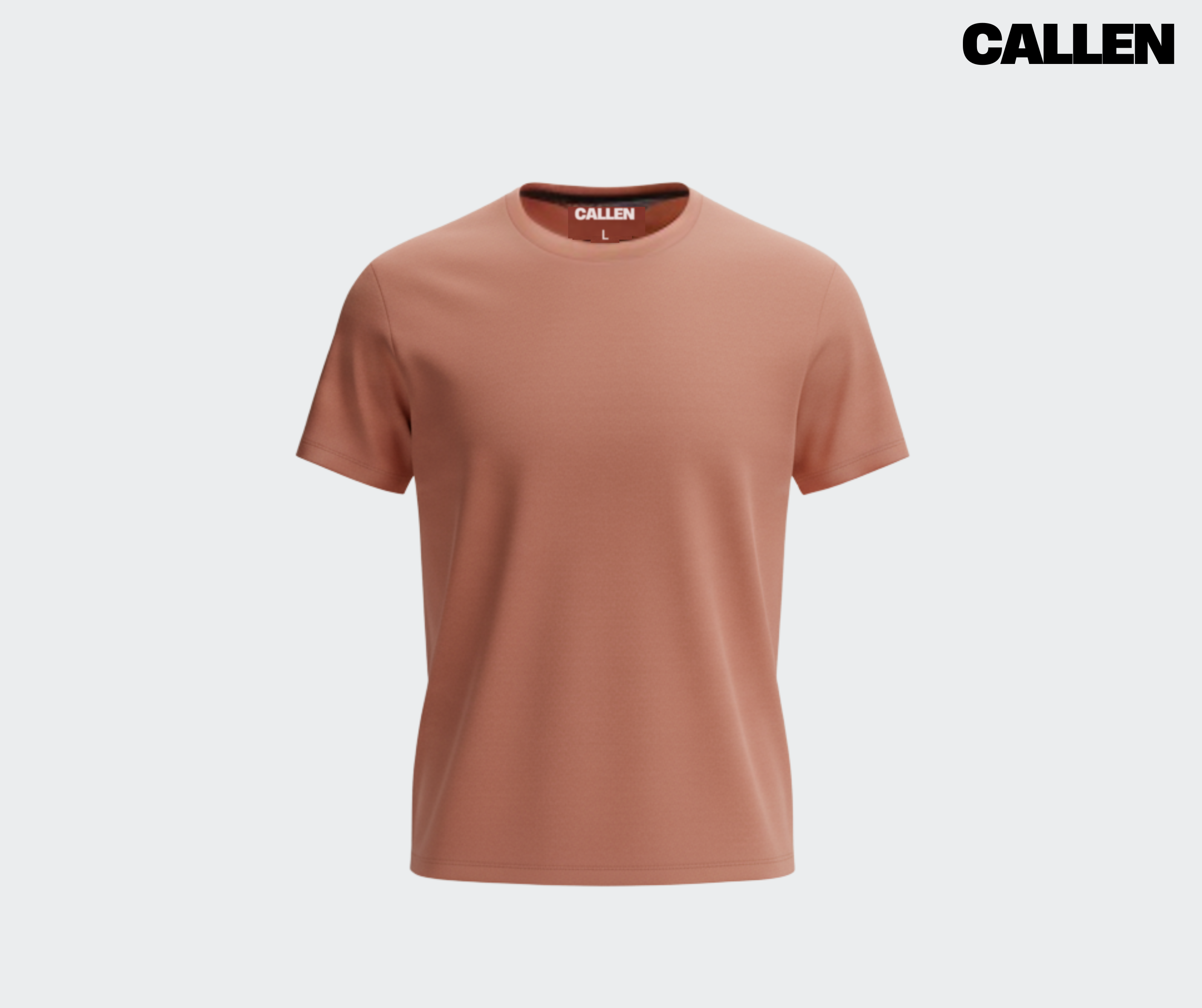 Plain Salmon Pink Tee