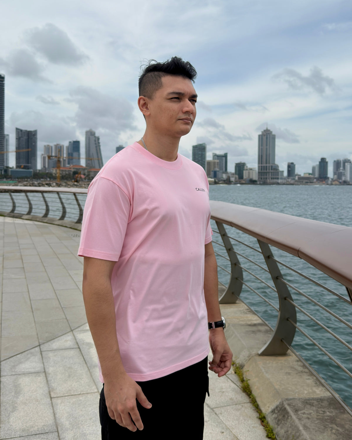 Oversized Tee – Light Pink
