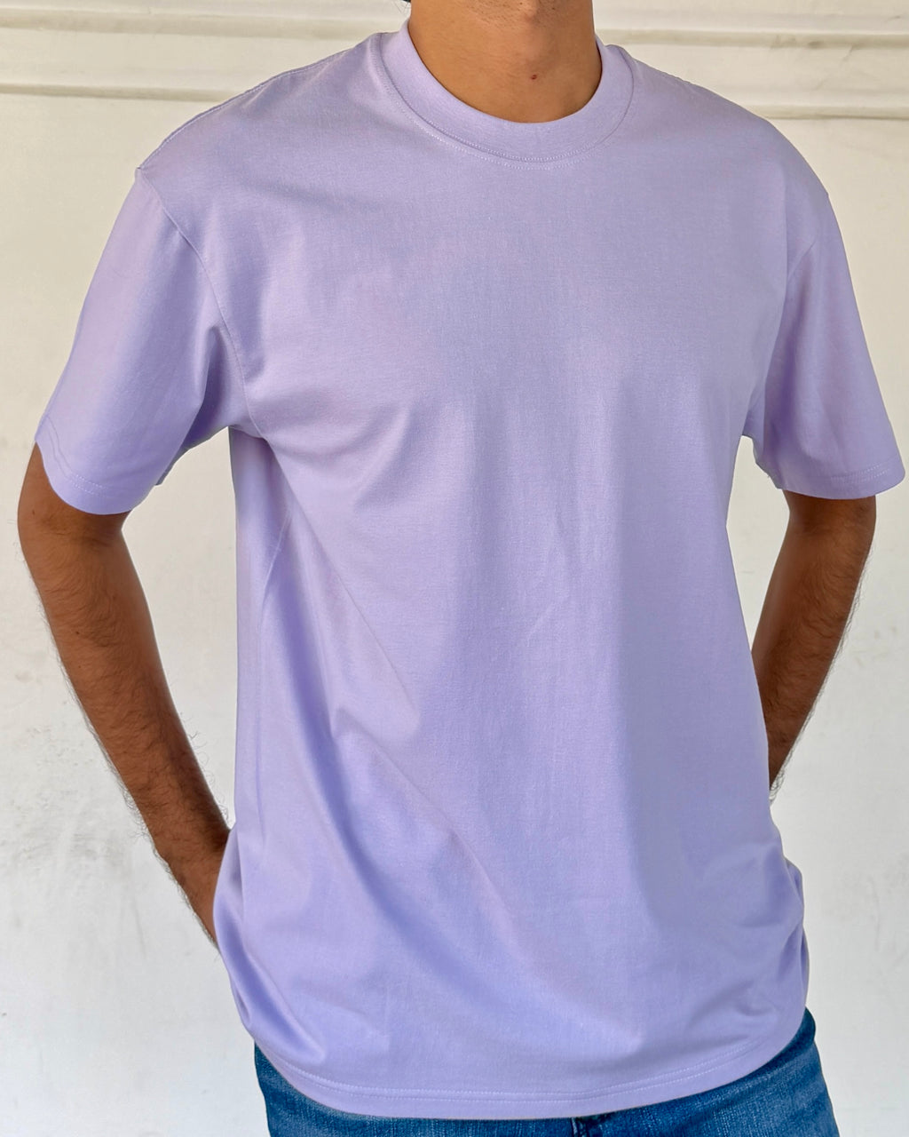 Oversized Tee – Light Purple