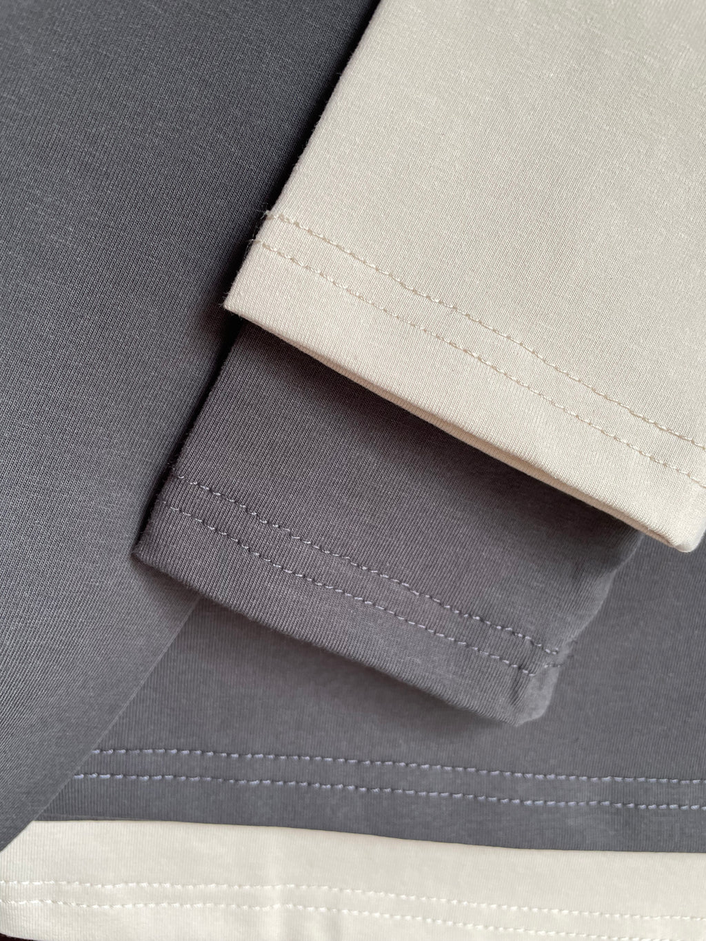 Beige V-Neck Stretch Tank Top