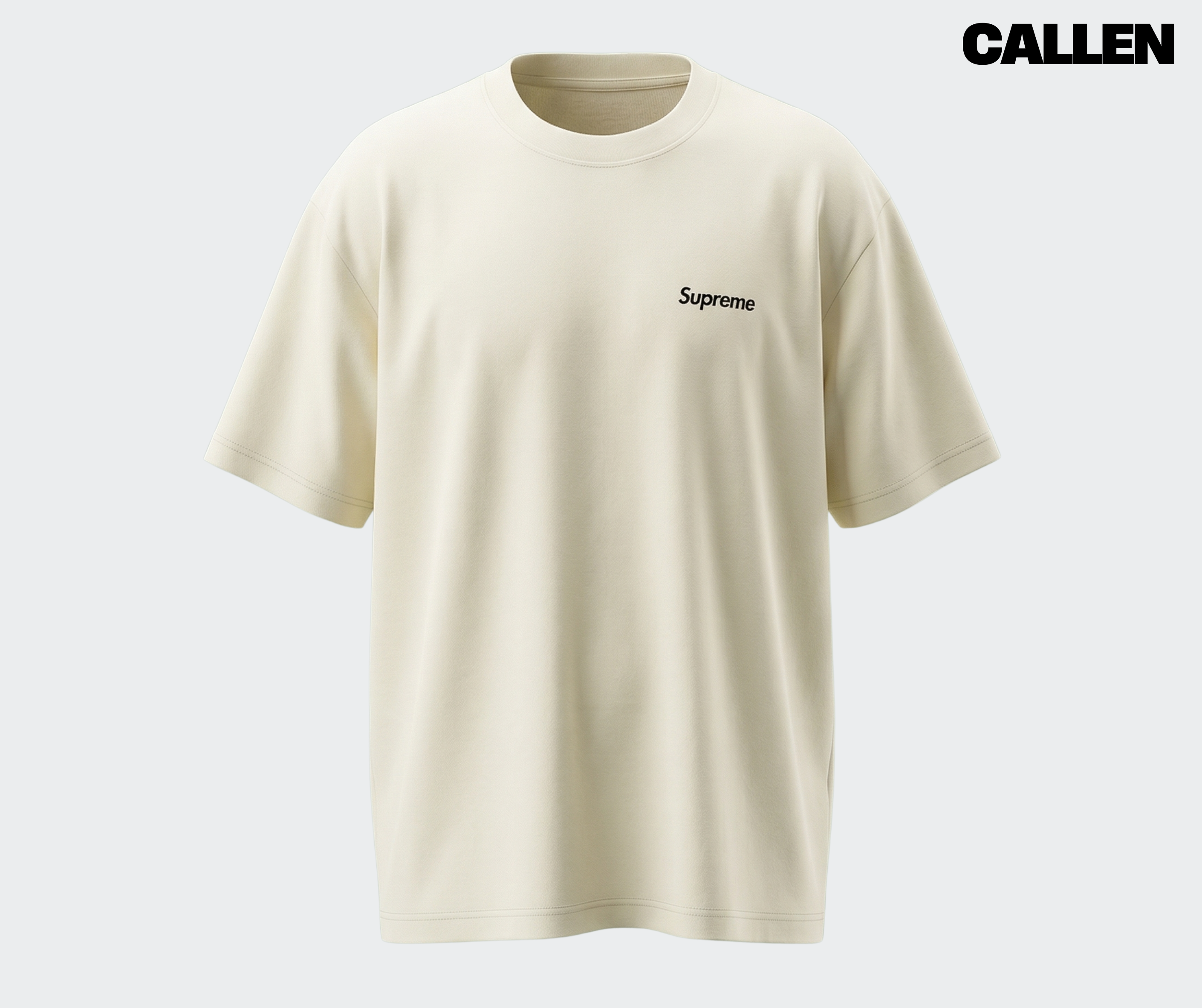 Oversized Tee – Natural